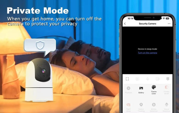 Tuya 5G WiFi IP Camera Indoor 6MP Auto Tracking 6x Zoom Night Vision - stepyours.com