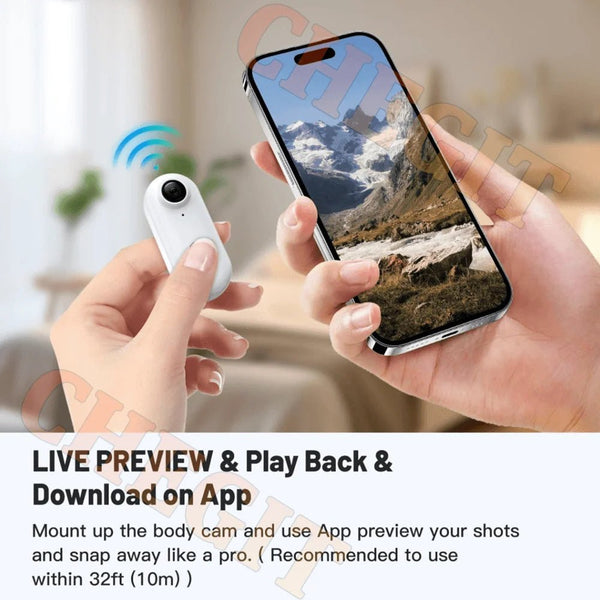 4K WiFi POV Mini Action Camera Magnetic Pocket Vlog Cam Helmet Mount for Bike - stepyours.com