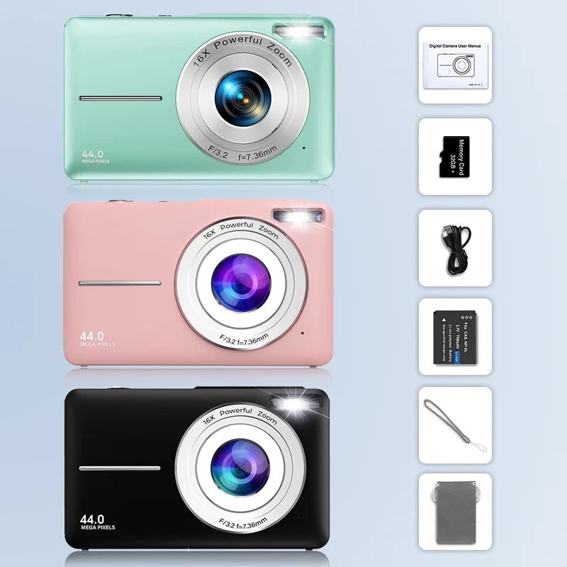 2024 Digital Camera 2.4 Inch 1080P Rechargeable For Kids Beginner Gift - stepyours.com