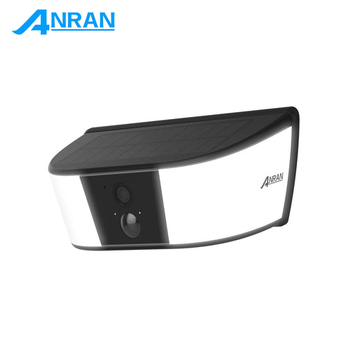 ANRAN 1296P Floodlight Solar Camera - Wireless Security With Human Detection - stepyours.com