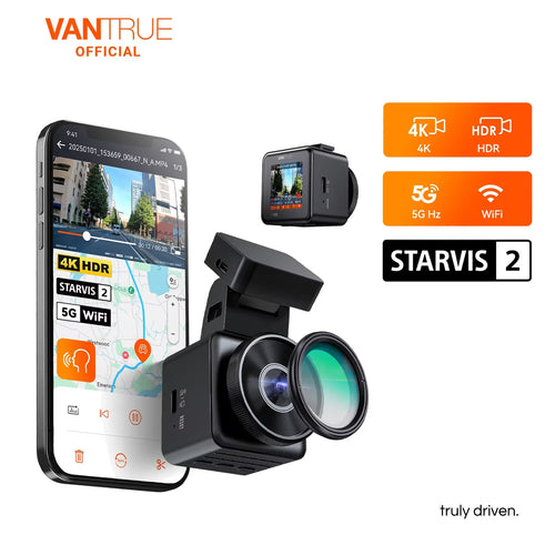 Vantrue E1 Pro 4K Mini Dash Cam Starvis Night Vision HDR WiFi GPS 1TB - stepyours.com