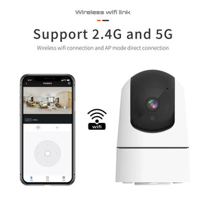 Tuya 5G WiFi IP Camera Indoor 6MP Auto Tracking 6x Zoom Night Vision - stepyours.com