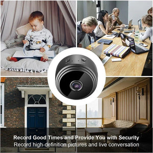 A9 HD WiFi Mini Surveillance Camera - 1080P Wireless Home Security.Add Hooks - stepyours.com