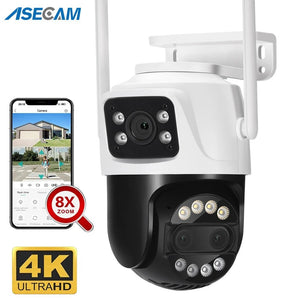 ASECAM 12MP 6K WiFi Camera - 8X Zoom With AI Human Detection Auto Tracking - stepyours.com
