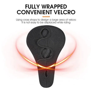 Gel Padded Bike Seat Cover Waterproof Cushion