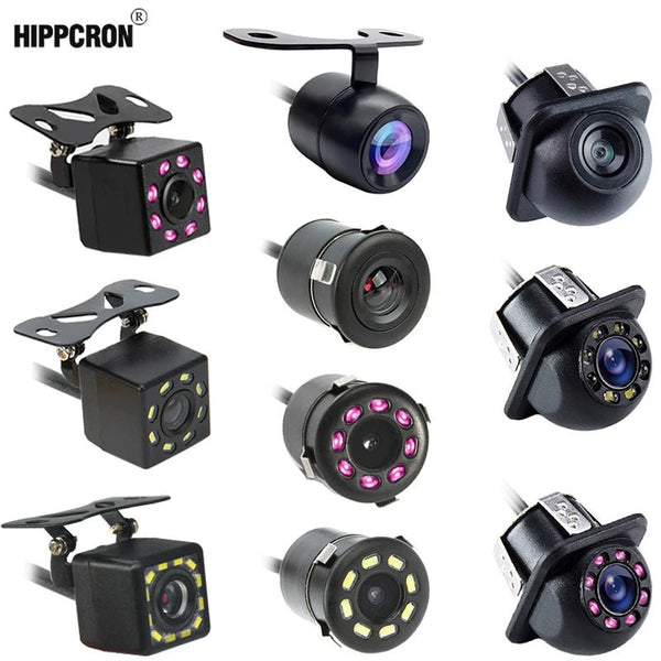 Hippcron 8 LED Night Vision Car Rear View Camera CCD Waterproof HD Video - stepyours.com