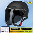Cartoon Half Helmet With Goggles — product view 7