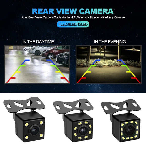 Car Rear View Camera Night Vision LED Waterproof CCD HD Backup Monitor - stepyours.com