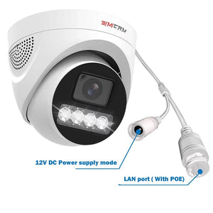 4K 8MP Color Night Vision PoE Dome Camera For NVR And Indoor Security - stepyours.com