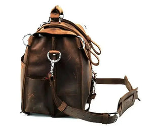 Leather Duffle Bag - Men Travel — product view 22