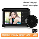 2.4Inch LCD Door Peephole Camera IR Night Vision Video Eye Door Bell Visual Doorbell Security Protection Camera by stepyours.com