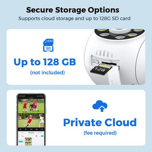4K Outdoor Dual Lens PTZ WiFi Security Camera With 5X Zoom And Smart Tracking - stepyours.com
