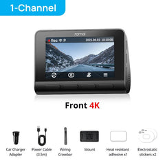 70Mai A810S 4K HDR Dash Cam GPS ADAS Dual Channel Motion Detection 4G LTE DVR - stepyours.com