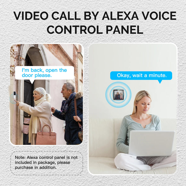 MOES Tuya 1080P Smart WiFi Video Doorbell Camera Wireless 2-Way Audio Intercom Night Vision with 64 GB SD Card，Home Security by stepyours.com