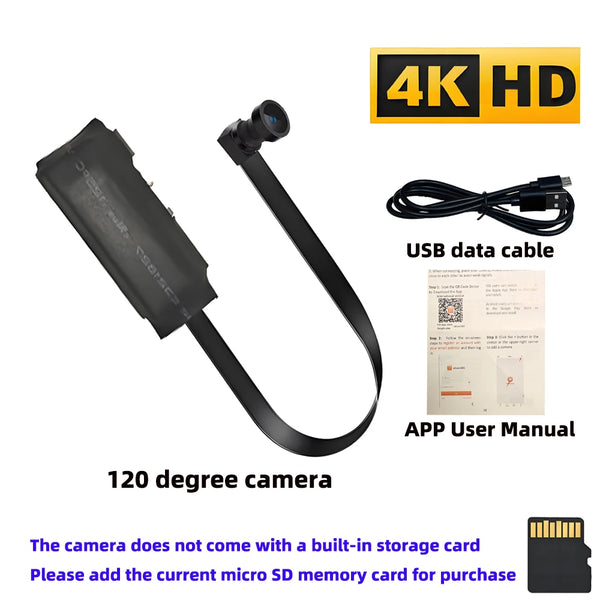 4KHD mini WiFi camera with remote viewing, mobile detection and other functions, home DIY nanny style wireless HD camera by stepyours.com