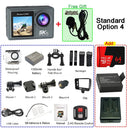 Adventure Ready Action Camera 5K 4K60FPS Dual IPS Touch LCD Waterproof 30M - stepyours.com