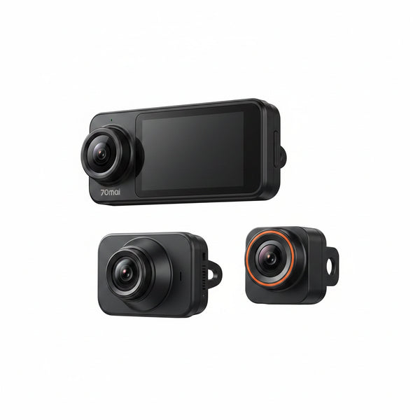 70mai T800E 4K 3 - Channel Dash Cam Front Rear GPS 24H Parking Voice Control - stepyours.com