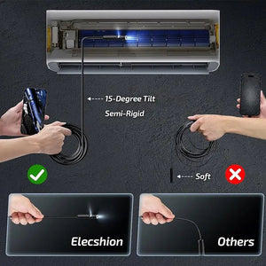 INSKAM WiFi Endoscope Camera Dual Lens Borescope Waterproof For Car Plumbing - stepyours.com