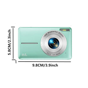 HD 1080P Kids Beginner Camera LCD 16X Zoom Compact Rechargeable - stepyours.com