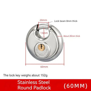 Stainless Padlock - Heavy Duty Security — product view 7
