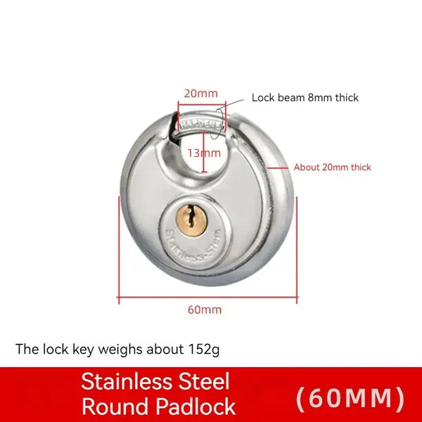 Stainless Padlock - Heavy Duty Security — product view 7