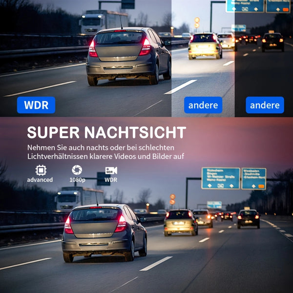 4 Channel WiFi Dash Cam 1080P Front Rear Left Right Night Vision Loop Recording - stepyours.com