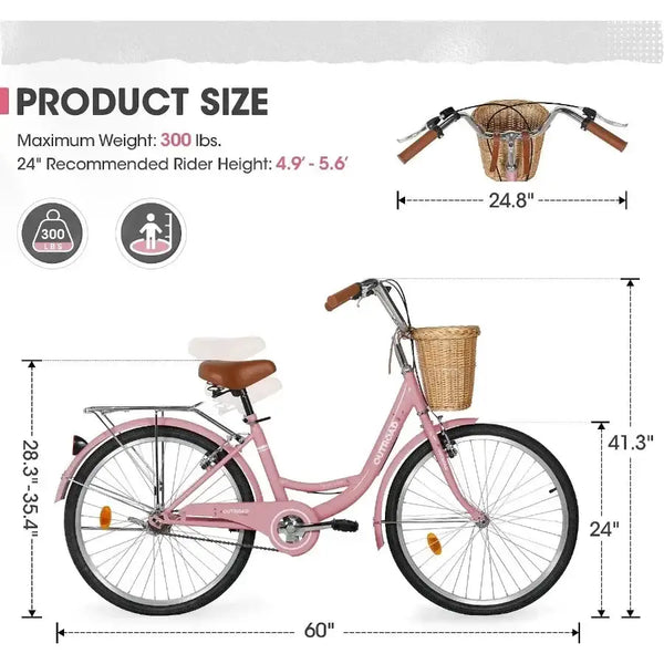 Comfortable Inch Beach Cruiser Bike — product image 6