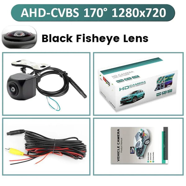 GreenYi AHD Car Rear View Camera 170 Degree Fisheye HD Night Vision Waterproof - stepyours.com