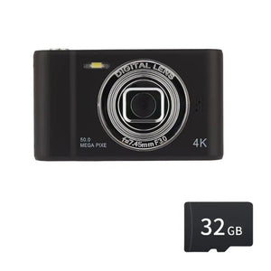 4K Digital Camera Travel Selfie Camera 36MP 1080p 2.4in Screen Optical Zoom - stepyours.com