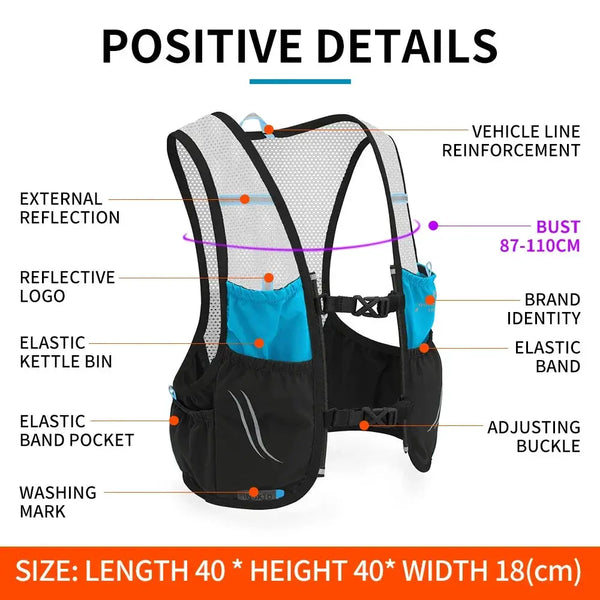 Ultra-light Hydration Vest for Runners — product view 2