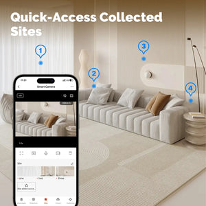 MOES Tuya WiFi Indoor Pan/Tilt Camera - 4MP HD Night Vision And Motion Alerts by stepyours.com