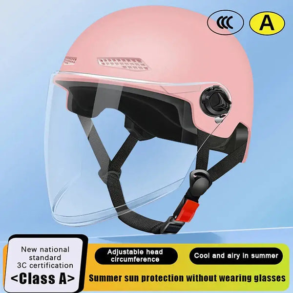 Cartoon Half Helmet With Goggles — product view 11