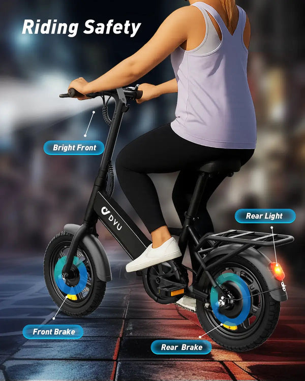 Dyu Folding Electric Bike — product view 5
