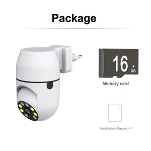 Tuya PTZ IP Camera - Auto Tracking And Color Night Vision Security Add Hooks - stepyours.com