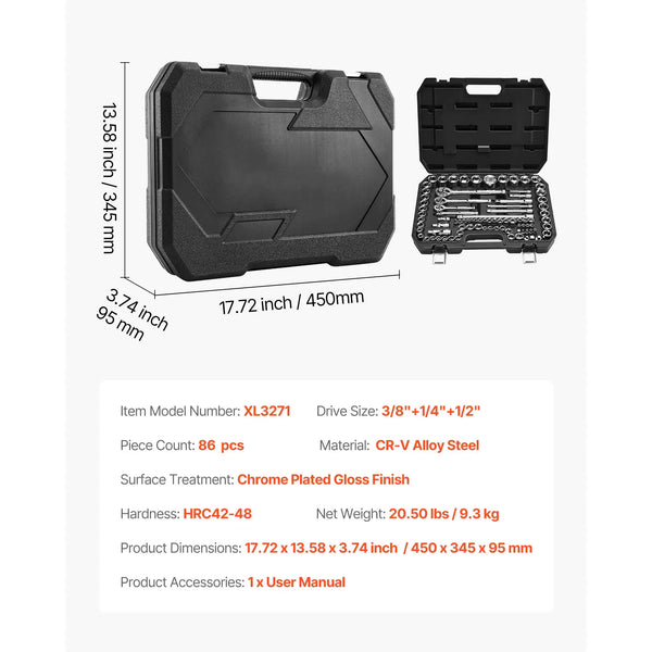 Pc Socket Ratchet Wrench Combo Set — product image 20
