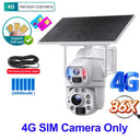 SHIWOJIA Solar 4G Security Camera With 360 Night Vision And 36X Zoom - stepyours.com