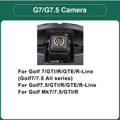 170 Degree AHD 1080P Flip Emblem Rear View Camera For VW Golf 6 7 8 - stepyours.com