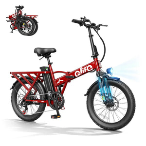 Qlife Fat Tire Foldable Ebike — product view 8