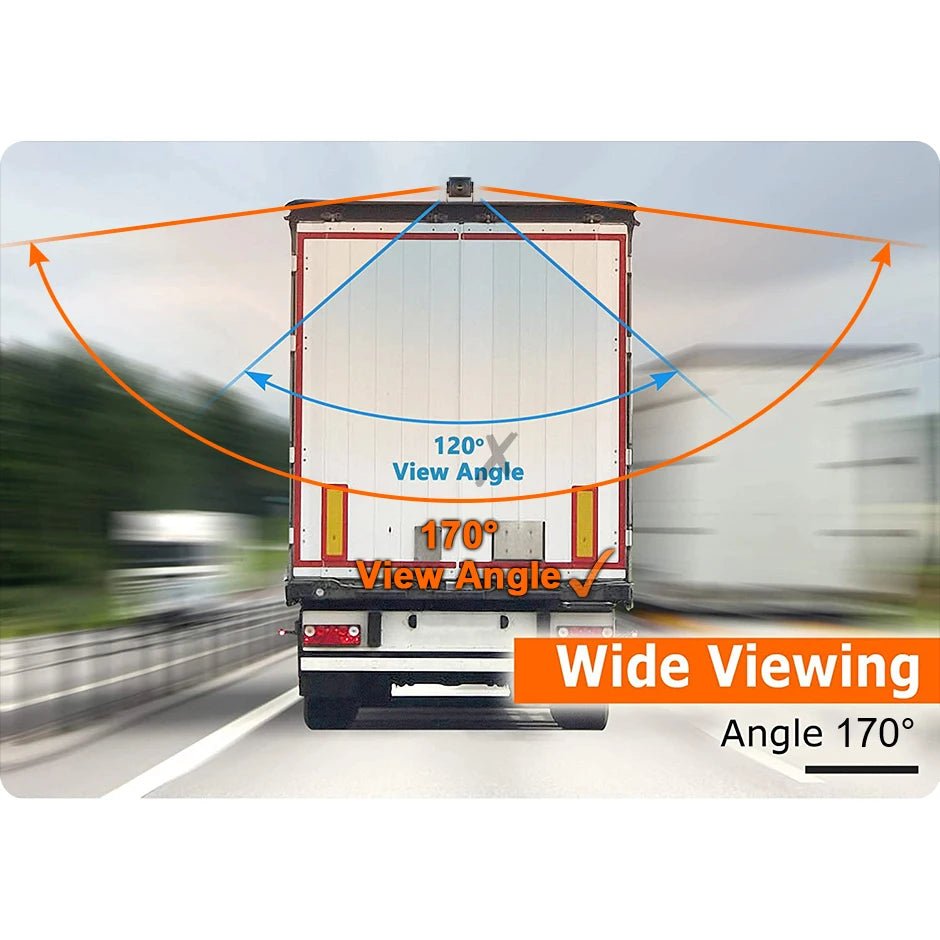 GreenYi AHD 1920x1080P Fisheye Wide Angle Car Rear View Camera For Bus Truck - stepyours.com