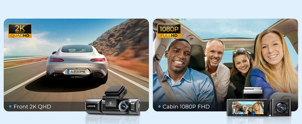 AZDOME M550 Pro 4K Dash Cam WiFi GPS Night Vision Parking Monitor Rear Camera - stepyours.com