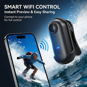 4K Motorcycle Mini Action Camera WiFi POV Recorder Lightweight Sport Cam - stepyours.com