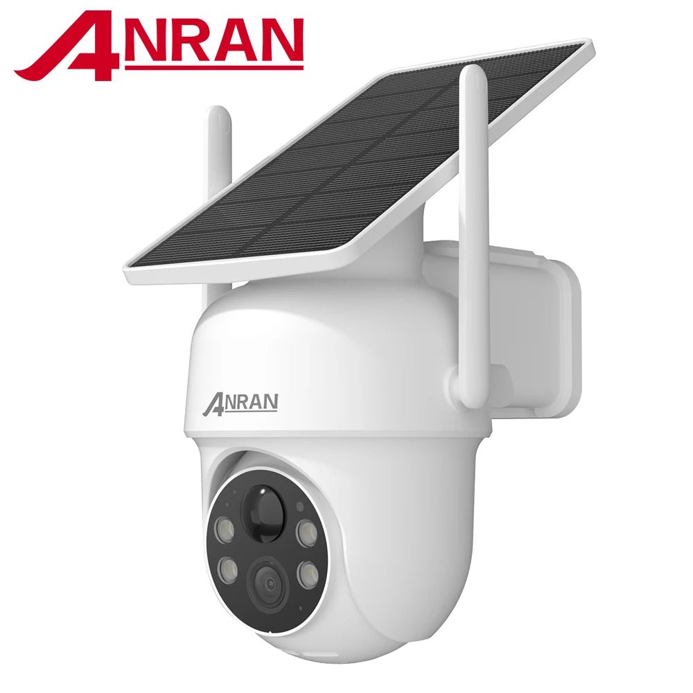 ANRAN Solar Camera Q4 3MP 5MP Outdoor Wireless Battery Security With Solar Power - stepyours.com