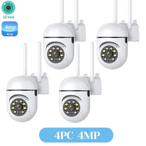 Smart 4MP Wireless Outdoor PTZ Camera With AI Auto Tracking Night Vision - stepyours.com