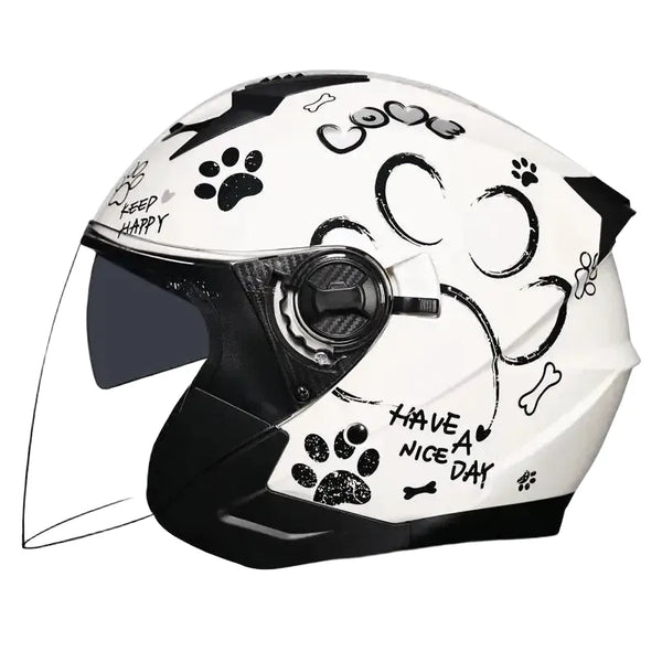 Unisex Open Face Motorcycle Helmet — product view 1