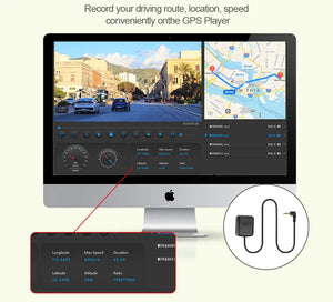 ACCEO Car DVR 10 Inch Rear View Mirror Dash Cam With WiFi 2K Front 1080P Rear - stepyours.com