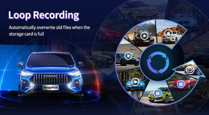 Imagebon H70 Plus 11.4 Inch 4K ADAS Dash Cam 60FPS Night Vision Dual Recording - stepyours.com