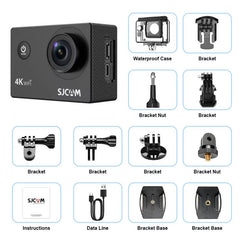 SJCAM SJ4000 Air Action Camera 4K Video 30m Waterproof 2.4G WiFi Sports Cam - stepyours.com