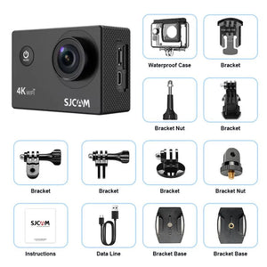 SJCAM SJ4000 Air Action Camera 4K Video 30m Waterproof 2.4G WiFi Sports Cam - stepyours.com