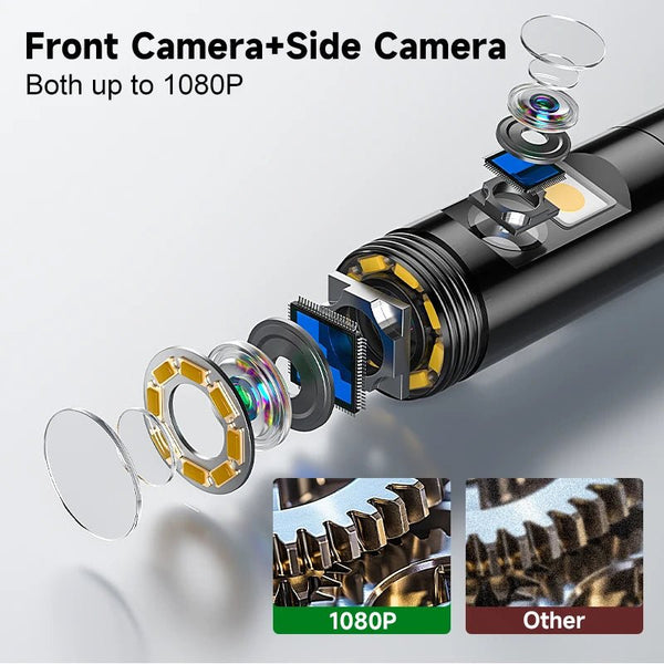 HD1080P Endoscope 3in1 USB Type - C Dual Camera for iPhone Android.add Hooks - stepyours.com