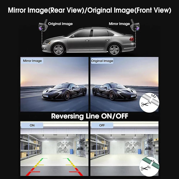 1080P AHD Car Rear View Camera Wide Angle Night Vision For Safer Reversing - stepyours.com
